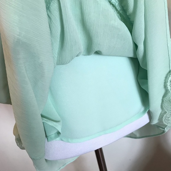 Victoria’s Secret Mint Victorian Lace Tunic Small - Picture 4 of 7